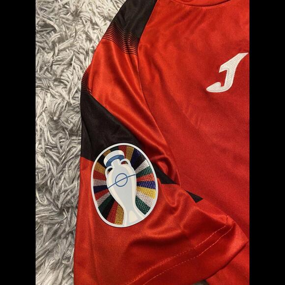 UKRAINE NATIONAL MATCH WORN JERSEY LUNIN #23 Real Madrid Euro 2024 VS Romania - Picture 5 of 9